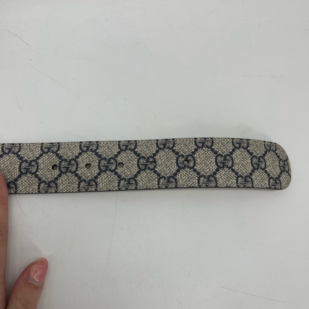Gucci monogram GG buckle belt - Picture 9 of 13